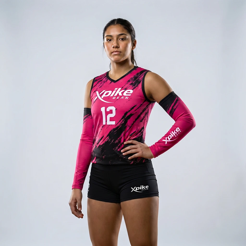 Fierce Sleeveless Jersey & Arm Sleeves Set · Fierce · Color Magenta