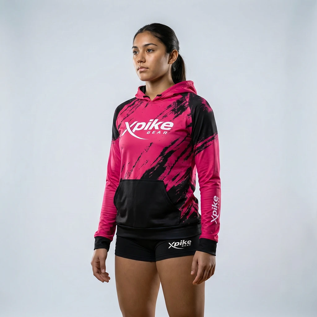 Fierce Sublimated Hoodie · Fierce · Color Magenta